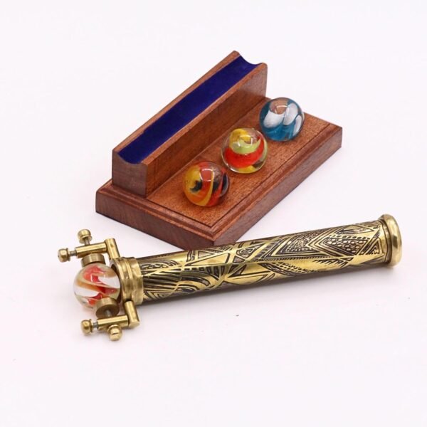 brass-large-marble-kaleidoscope-3-inch-stand